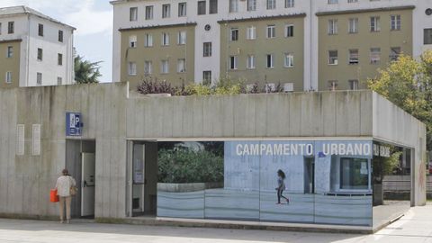Punto Administrativo de la plaza de España en el que se puede solicitar la autocita para la vacunación
