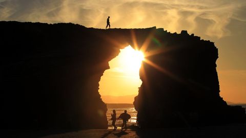 Playa de As Catedrais, en Ribadeo.