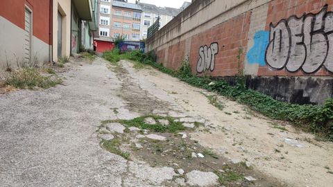 Calle Xardín, que une Río Eo con Serra de Ancares
