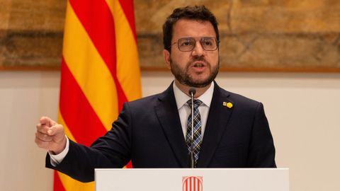 El presidente de la Generalitat de Catalua, Pere Aragons, en una imagen de archivo.