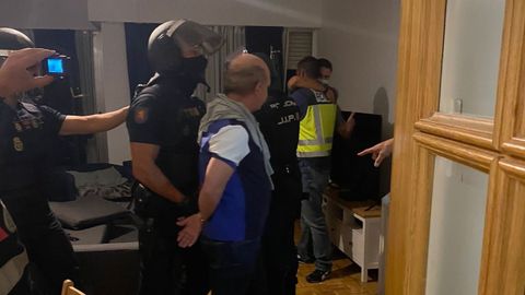 Momento de la detención de Hugo Carvajal
