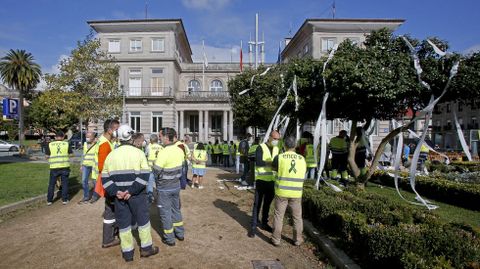 REUNIÓN DE LA MESA DE ENCE EN LA SUBDELEGACIÓN DEL GOBIERNO