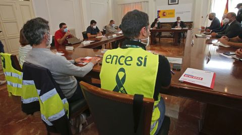 REUNIÓN DE LA MESA DE ENCE EN LA SUBDELEGACIÓN DEL GOBIERNO