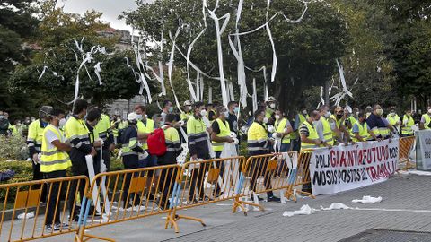 REUNIÓN DE LA MESA DE ENCE EN LA SUBDELEGACIÓN DEL GOBIERNO.