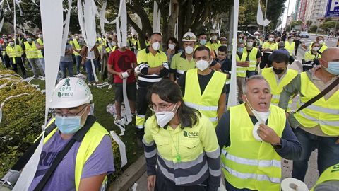 REUNIÓN DE LA MESA DE ENCE EN LA SUBDELEGACIÓN DEL GOBIERNO.
