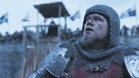 Matt Damon, en una escena del filme de Ridley Scott The Last Duel. 