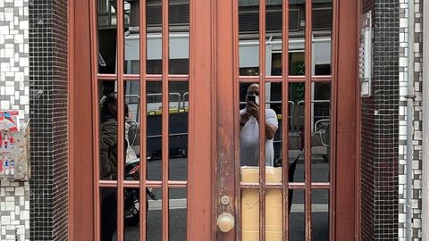 Edificio del Agra do Orzán (A Coruña) que estuvo okupado 14 meses