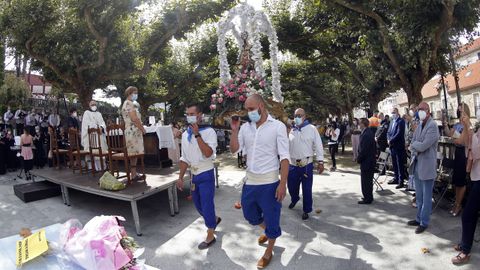 MISA Y PROCESION VIRGEN DE LA GUADALUPE EN RIANXO 2021