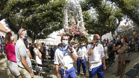 MISA Y PROCESION VIRGEN DE LA GUADALUPE EN RIANXO 2021