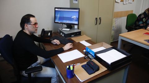 Héctor Pérez, inspector de la UDEV de la Policía Nacional de Lugo.
