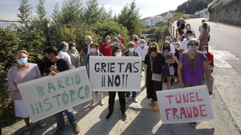 Protesta en A Graña