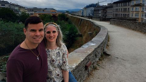 Lemual y Rachel Feliciano se conocieron en 1997 pero se asentaron en Lugo hace nueve años
