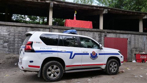 Un vehículo de la Policía Vasca, en una imagen de archivo