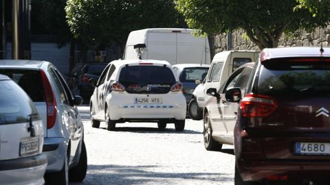 Multamóvil por las calles de Pontevedra, en imagen de archivo