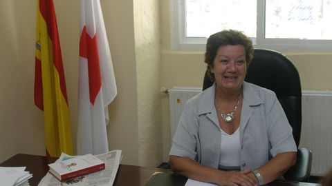 Ángela González fue presidenta de la agrupación comarcal de la Cruz Roja