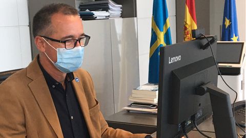 El consejero de Salud del Principado de Asturias, Pablo Fernández