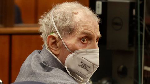 El millonario Robert Durst, durante el juicio