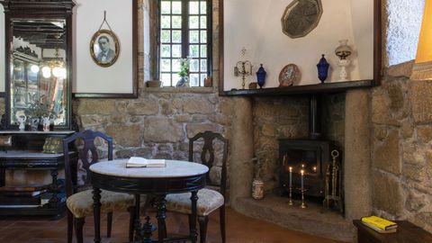 Interior del pazo de Marcón, en venta por 2,1 millones de euros