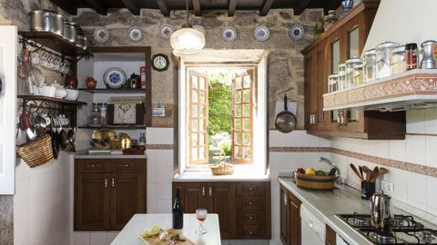 Interior del pazo de Marcón, en venta por 2,1 millones de euros
