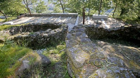 El castro da Subidá, en Marín, es uno de los escenarios del ciclo Historias cavadas.