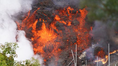 Imgenes de La Palma, dos das despus de la erupcin del volcn