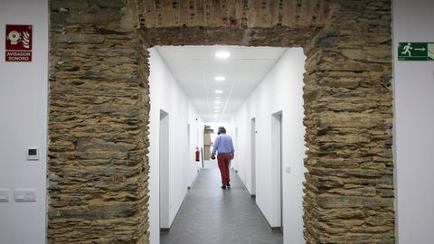 Visita del presidente de la Diputación de Lugo a la reforma integral del edificio