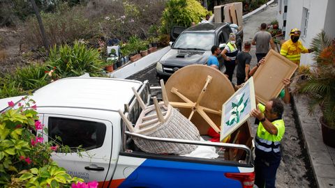 Desalojo de emergencia en Todoque (La Palma)