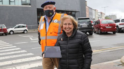 Víctor Lombardía y Edelmira Andreu en A Fonsagrada