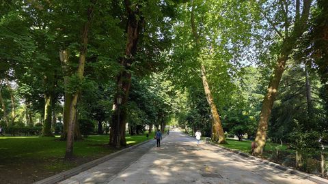 Campo San Francisco, en Oviedo