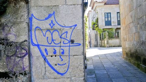 GRAFFITIS. ENTORNO DE LA BASÍLICA DE SANTA MARÍA