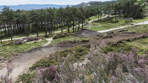 Bike Park de la estación de montaña de Manzaneda