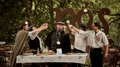 Recreación teatralizada del Camiño de Nós en O Carballino este verano.