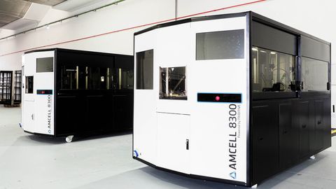 Una de las máquinas de fabricación 3D de Triditive.