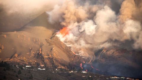 Erupcin del volcn de La Palma