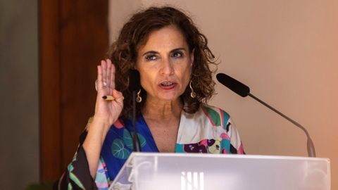 La ministra de Hacienda, María Jesús Montero