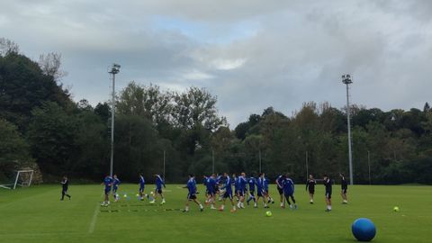 Entrenamiento de este martes en El Requexón