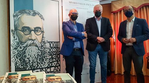 Presentación de las jornadas de Valle-Inclán, en A Pobra.