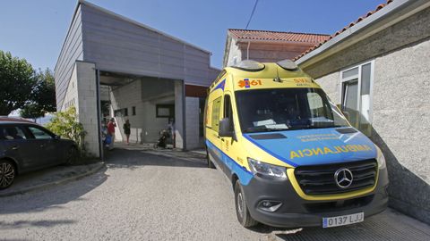 Las urgencias extrahospitalarias del PAC de Baltar, en Sanxenxo, este agosto
