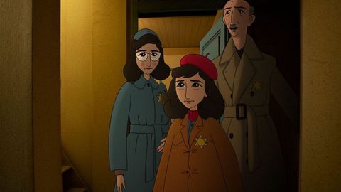 Ari Folman relata desde la animación la historia de Anna Frank.