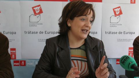 Iratxe García, presidenta del grupo socialdemócrata en la Eurocámara, en una imagen de archivo