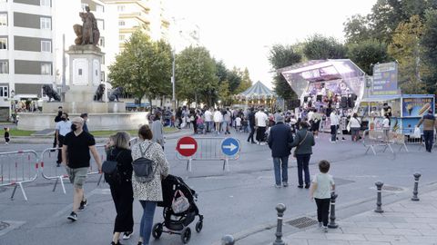 La entrada del recinto ferial del San Froilán.