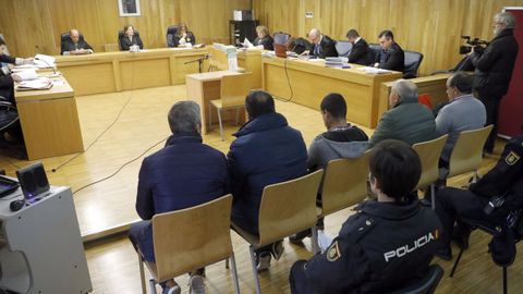 La vista del juicio, celebrado en la Audiencia Provincial de Lugo el 19 de octubre del 2010.