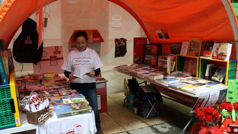 Feira do Libro de O Barco, en su edición de 2016.