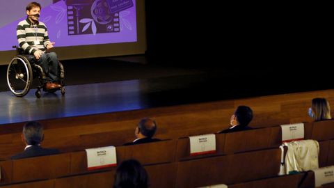Inauguración de la pasada edición del Festival de Cine Inclusivo de Vigo.