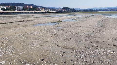Rebaje de la arena de los restos del lombo realizados en el verano del 2021