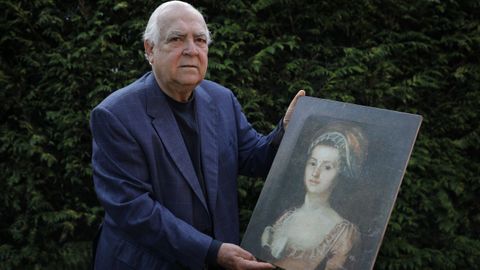 Santos M. Ribadeneira lleva 20 años intentando recuperar el original de Goya.