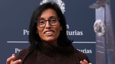 La nadadora paraolímpica Teresa Perales, en Oviedo