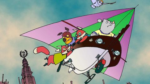 Serie de dibujos animados de la Televisión de Galicia «Os vixilantes do Camiño».