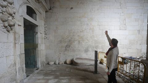 Así son las trazas de montea que e conservan en la Catedral de Lugo