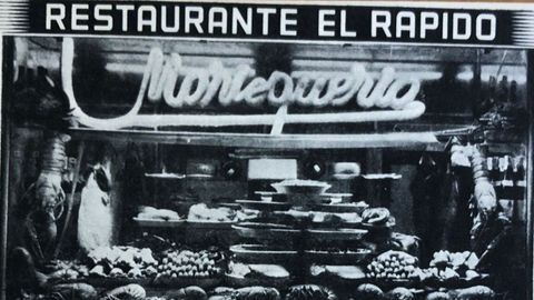 El escaparate de frío del Rápido.